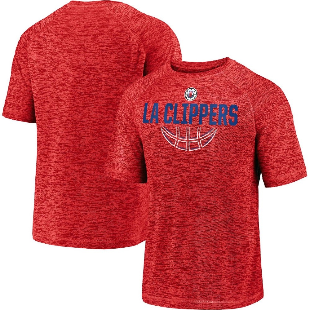 slide 3 of 3, NBA Los Angeles Clippers Men's Synthetic Short Sleeve T-Shirt - XL, 1 ct