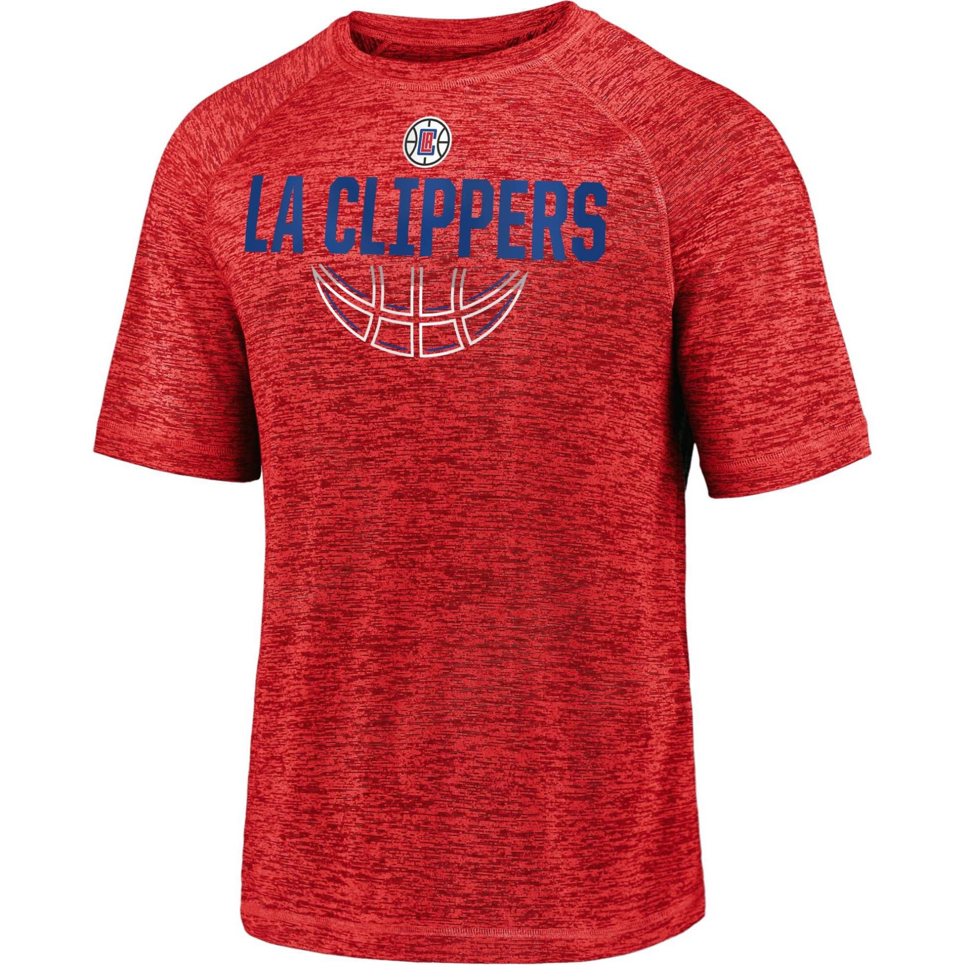 slide 1 of 3, NBA Los Angeles Clippers Men's Synthetic Short Sleeve T-Shirt - XL, 1 ct