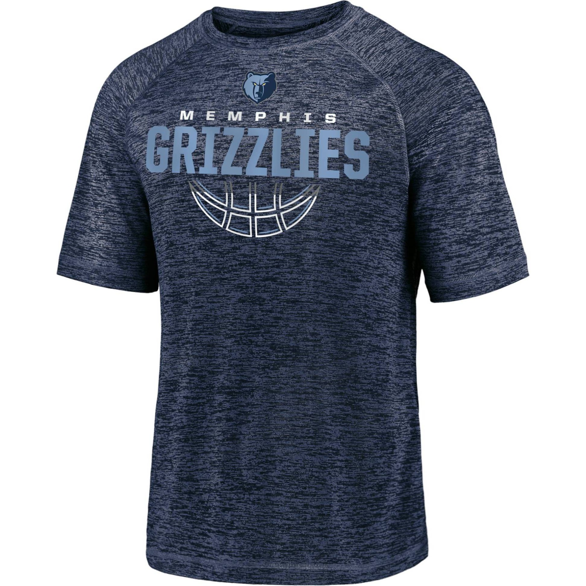 slide 1 of 3, NBA Memphis Grizzlies Men&#39;s Synthetic Short Sleeve T-Shirt - XL, 1 ct