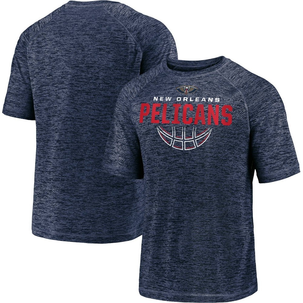 slide 3 of 3, NBA New Orleans Pelicans Men's Synthetic Short Sleeve T-Shirt - XL, 1 ct