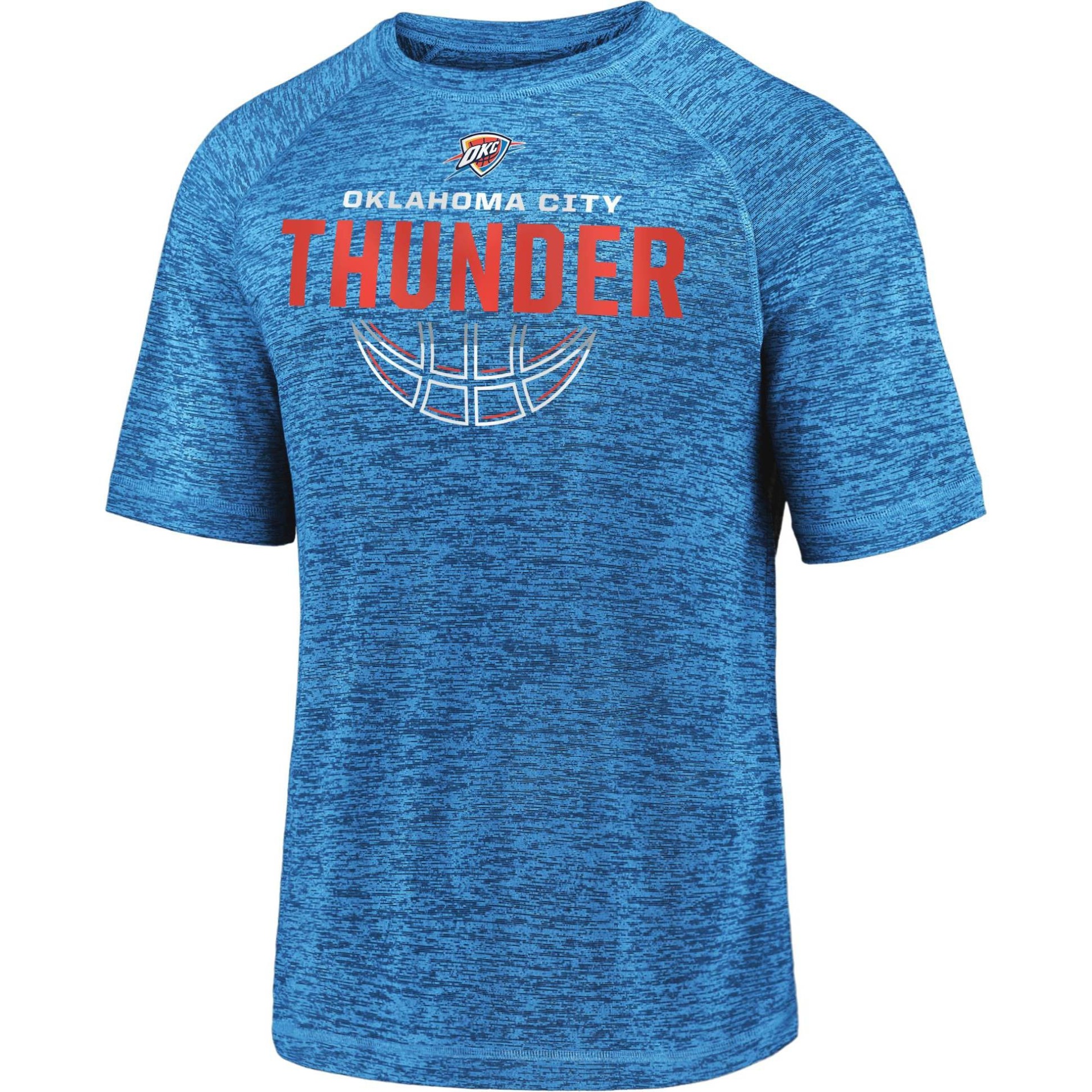 slide 1 of 3, NBA Oklahoma City Thunder Men's Synthetic Short Sleeve T-Shirt - XL, 1 ct