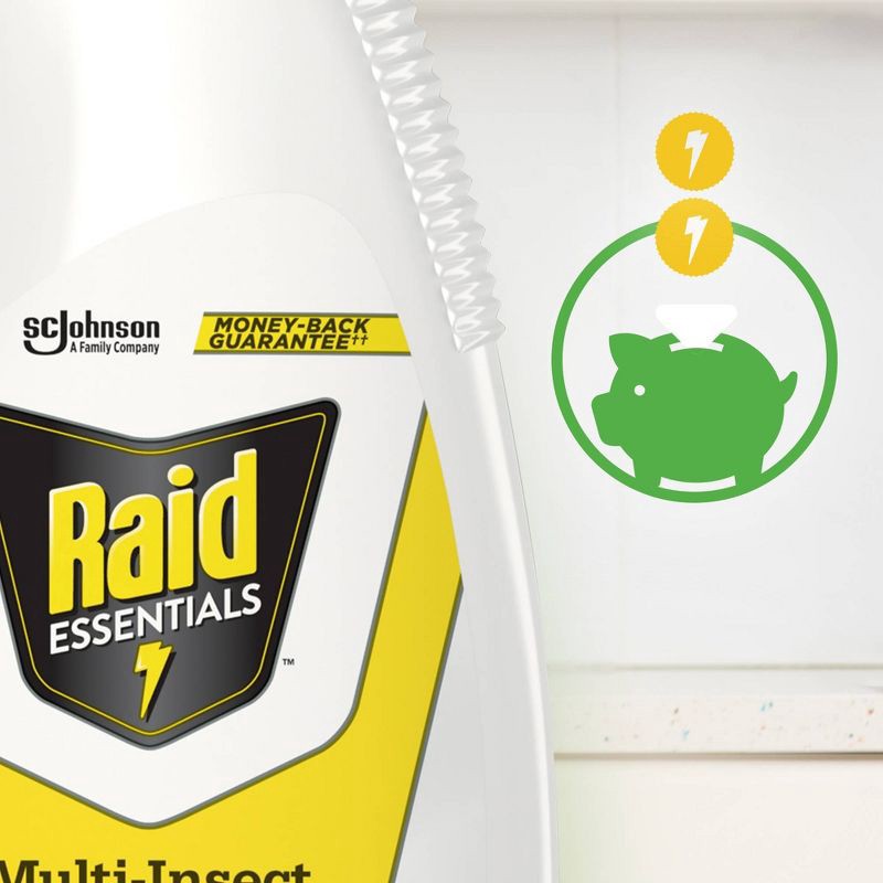 slide 7 of 10, Raid Essentials Multi-Insect Killer 29 Trigger Spray - 12 oz, 12 oz