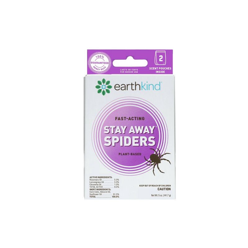 slide 1 of 1, EarthKind Stay Away Spider Repellent – 2pk, 2 ct