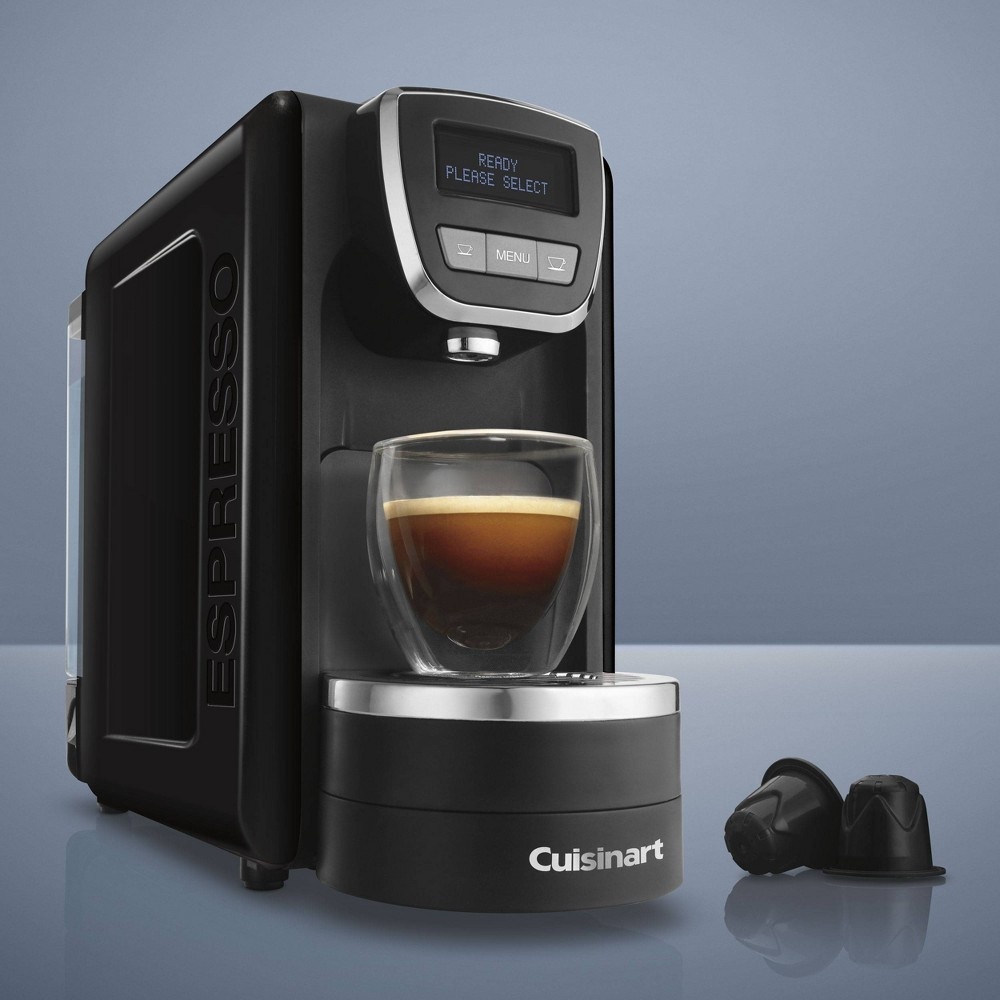 slide 4 of 5, Cuisinart Espresso Defined EspressoMachine - Black - EM-15TG, 1 ct