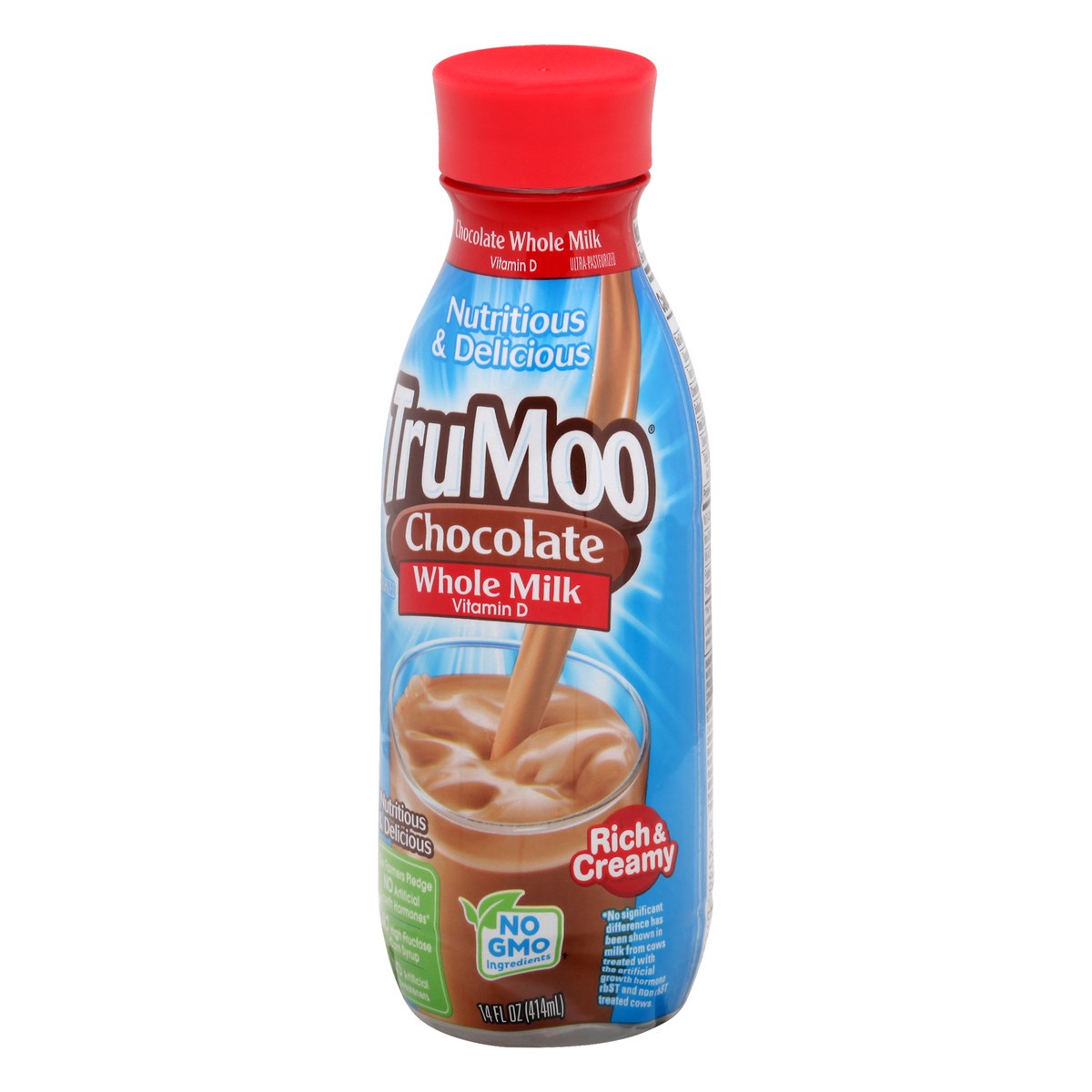 slide 6 of 9, TruMoo Vitamin D Whole Chocolate Milk - 14 fl oz, 14 fl oz