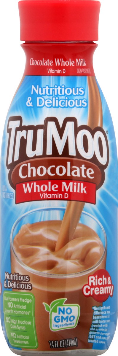 slide 9 of 9, TruMoo Vitamin D Whole Chocolate Milk - 14 fl oz, 14 fl oz