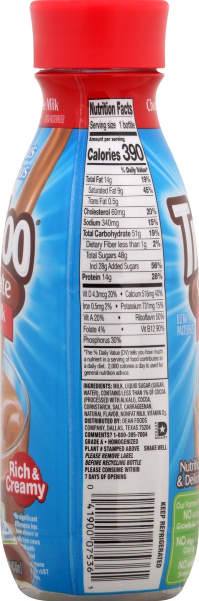 slide 2 of 9, TruMoo Vitamin D Whole Chocolate Milk - 14 fl oz, 14 fl oz