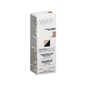 slide 1 of 1, Vichy Laboratories Vichy Dermablend Fluid Corrective Foundation 16hr, Nude 25, 1 fl oz; 30 ml