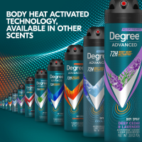 slide 19 of 29, Degree For Men Cedar Lavender Dry Spray 3.8 Ounces, 3.8 oz