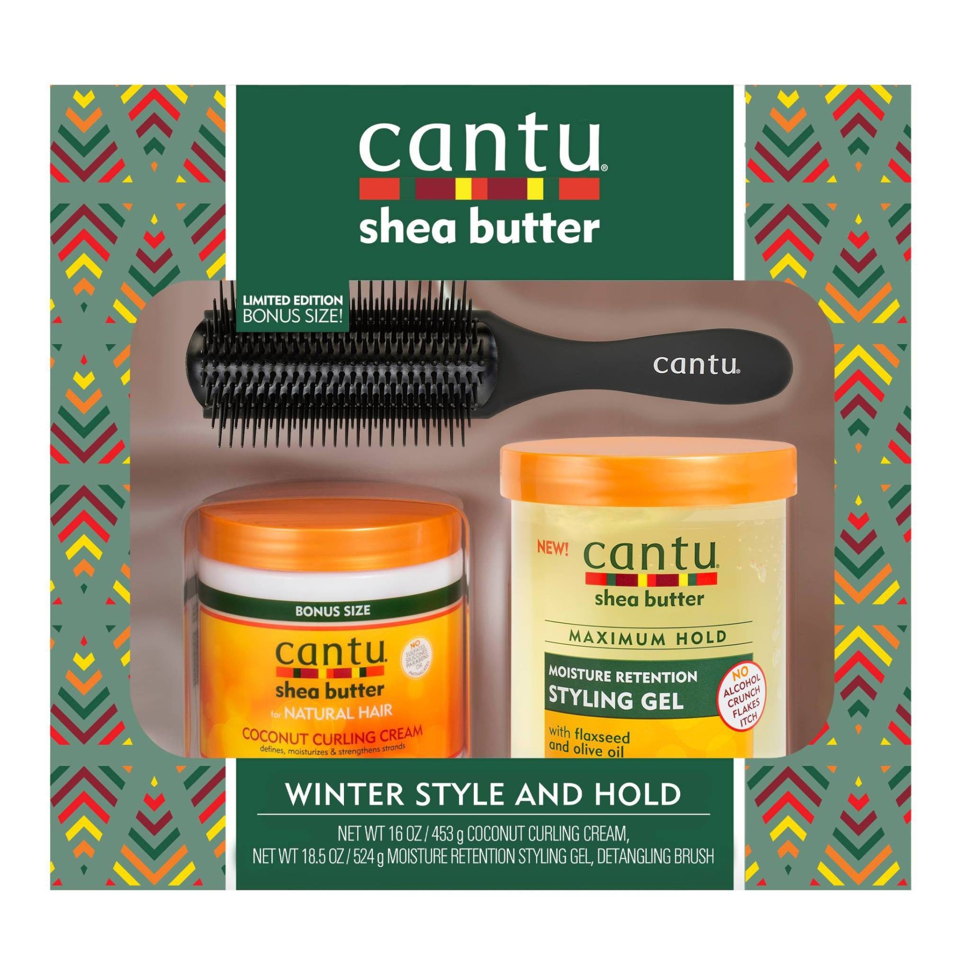 slide 1 of 2, Cantu Winter Style and Hold Gift Set, 3 ct