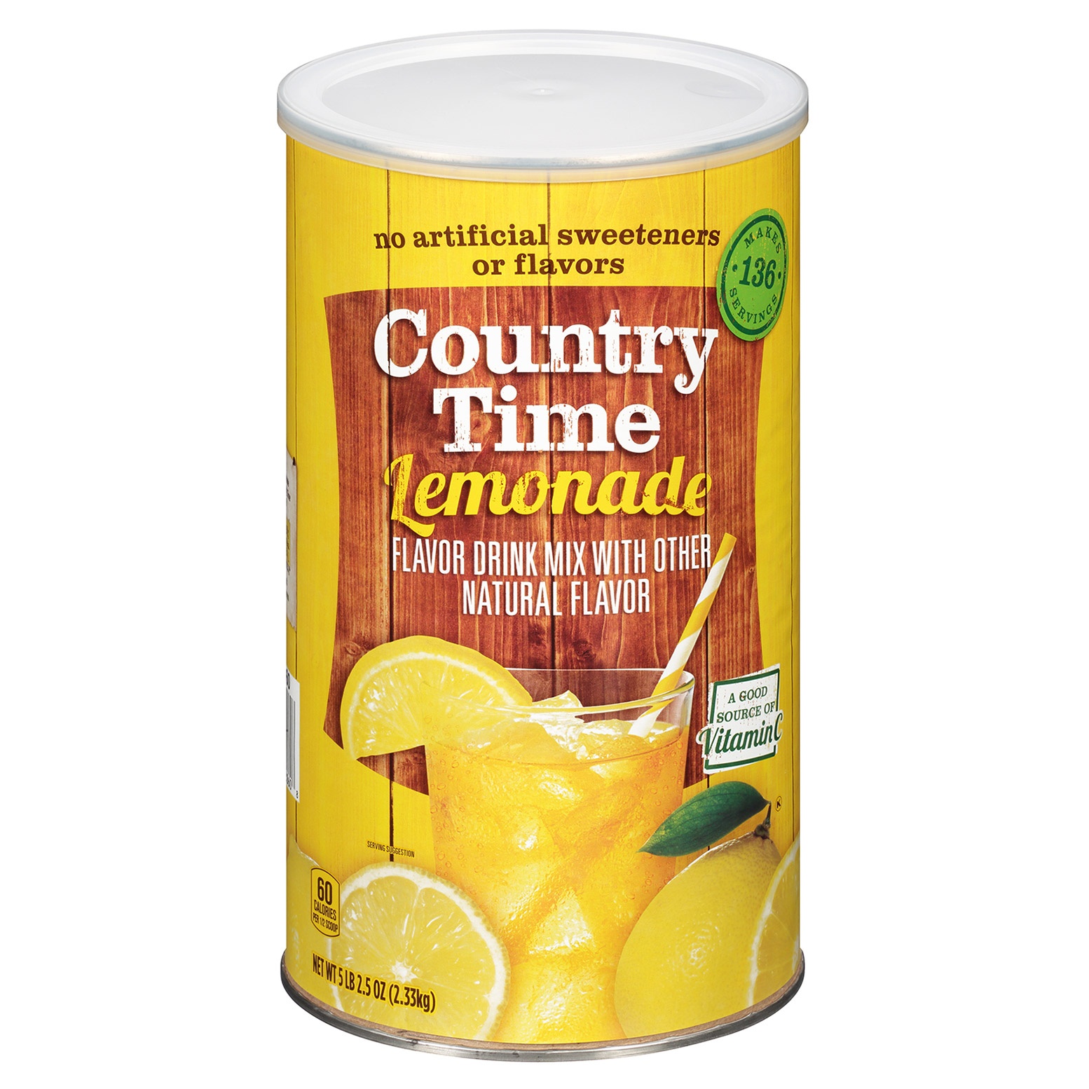 Country Time Lemonade Mixing Chart