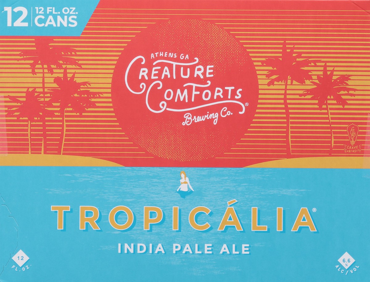 slide 6 of 9, Creature Comforts Brewing Co. India Pale Ale Tropicalia Beer 12 - 12 fl oz Cans, 12 ct