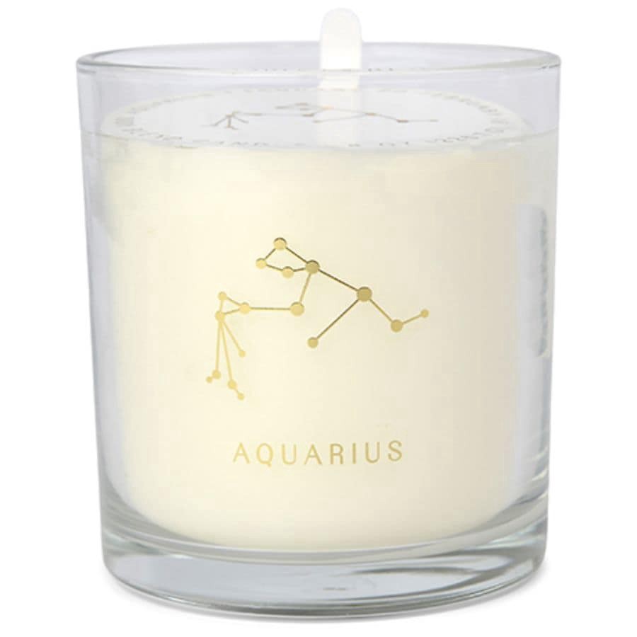 slide 1 of 1, Modern Expressions Aquarius Zodiac Candle, 8 oz