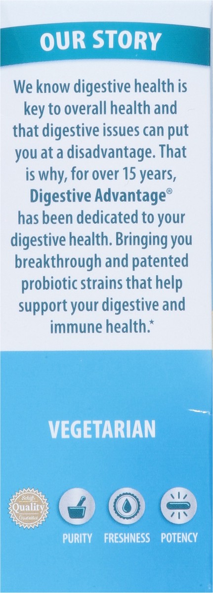 slide 4 of 9, Digestive Advantage Capsules Daily Probiotics + Intensive Bowel Support 32 Capsules, 32 ct