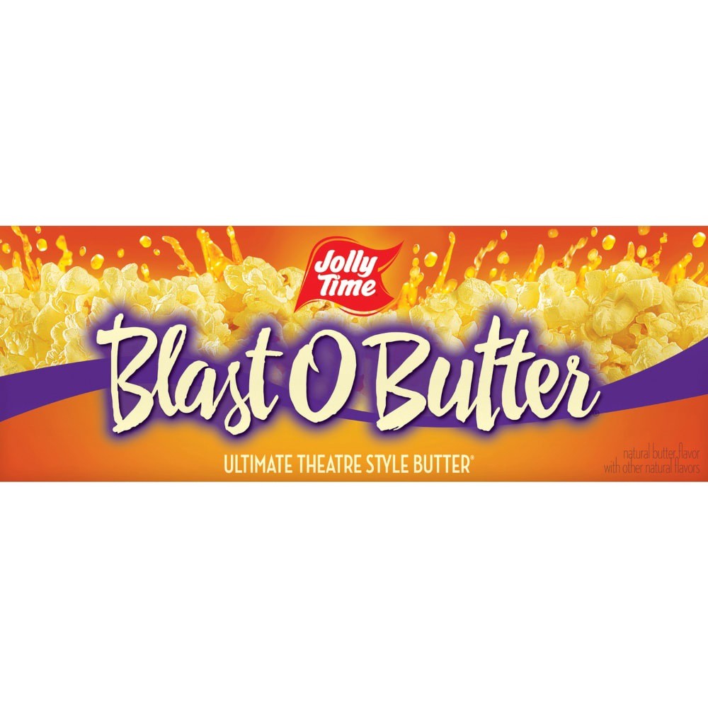 slide 6 of 6, Jolly Time Blast O Butter Ultimate Theatre Style Butter Microwave Popcorn 6 - 3.2 oz Bags, 6 ct