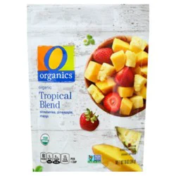 O Organics Organic Tropical Blend Strawberries Pineapple Mango - 10 Oz
