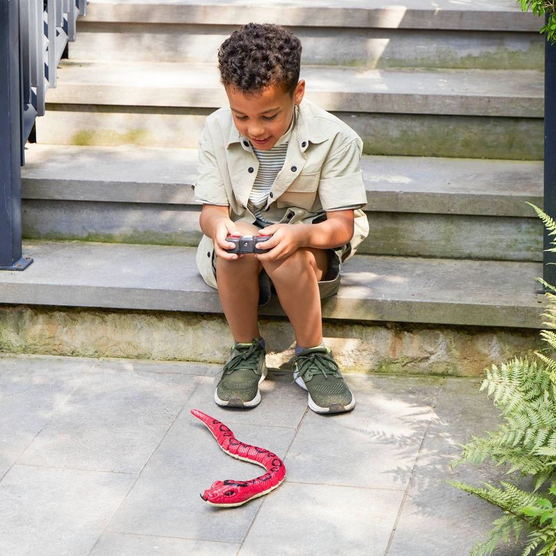 slide 2 of 10, Terra by Battat – Remote Control Infrared Light-Up Snake - Rainbow Boa, 1 ct