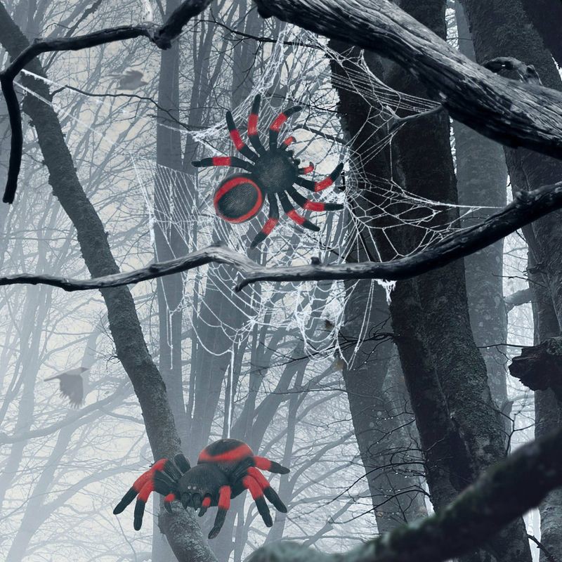 slide 10 of 10, Terra by Battat – Remote Control Infrared Light-Up Spider – Tarantula, 1 ct