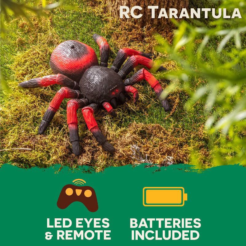 slide 3 of 10, Terra by Battat – Remote Control Infrared Light-Up Spider – Tarantula, 1 ct