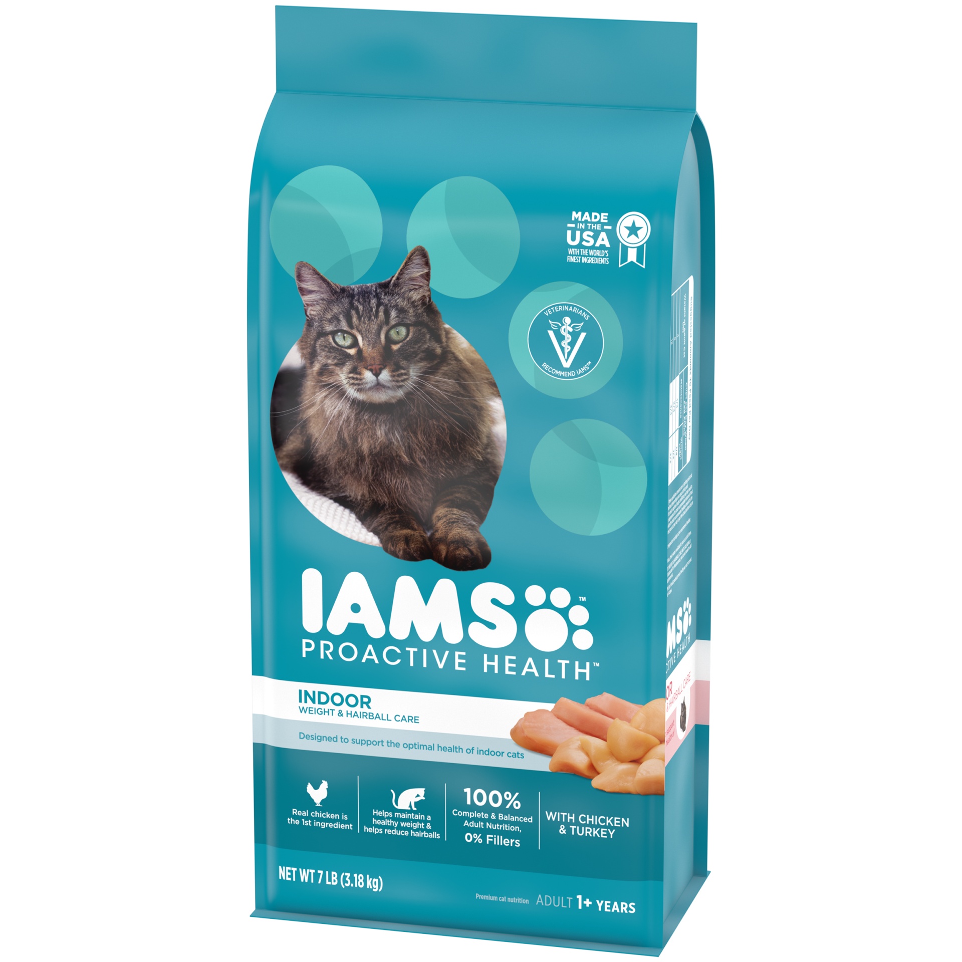 IAMS PROACTIVE HEALTH Adult Indoor Weight Control & Hairball Care Dry