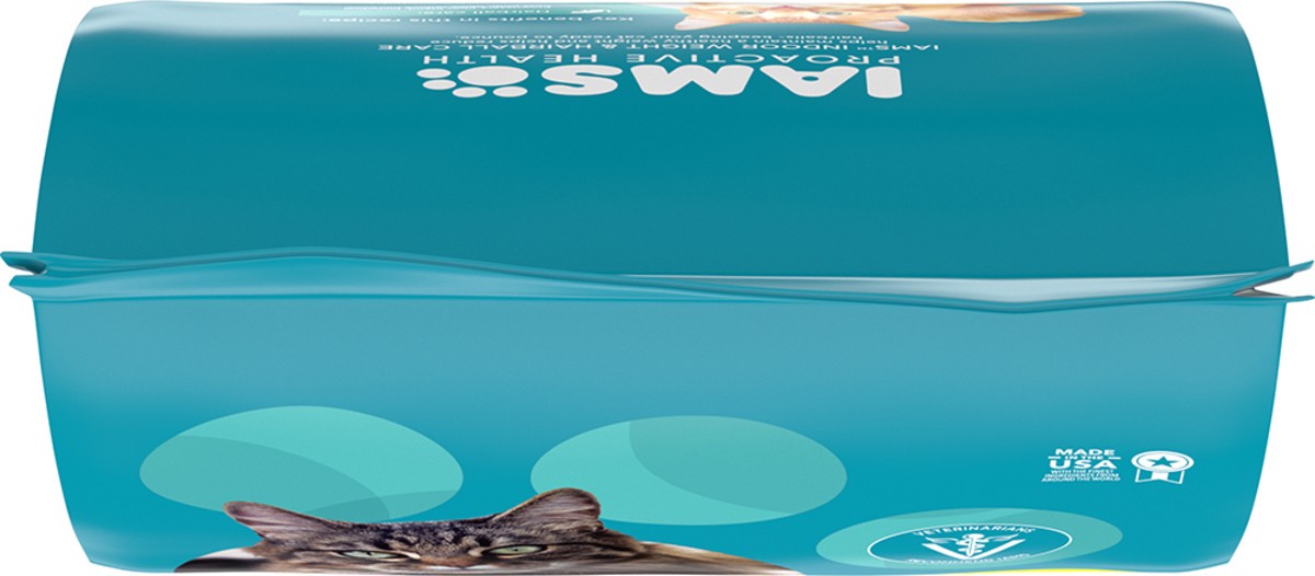 slide 2 of 9, IAMS ProActive Health Adult Indoor Weight Control & Hairball Care Dry Cat Food with Chicken & Turkey Cat Kibble, 7 lbs., 7 lb