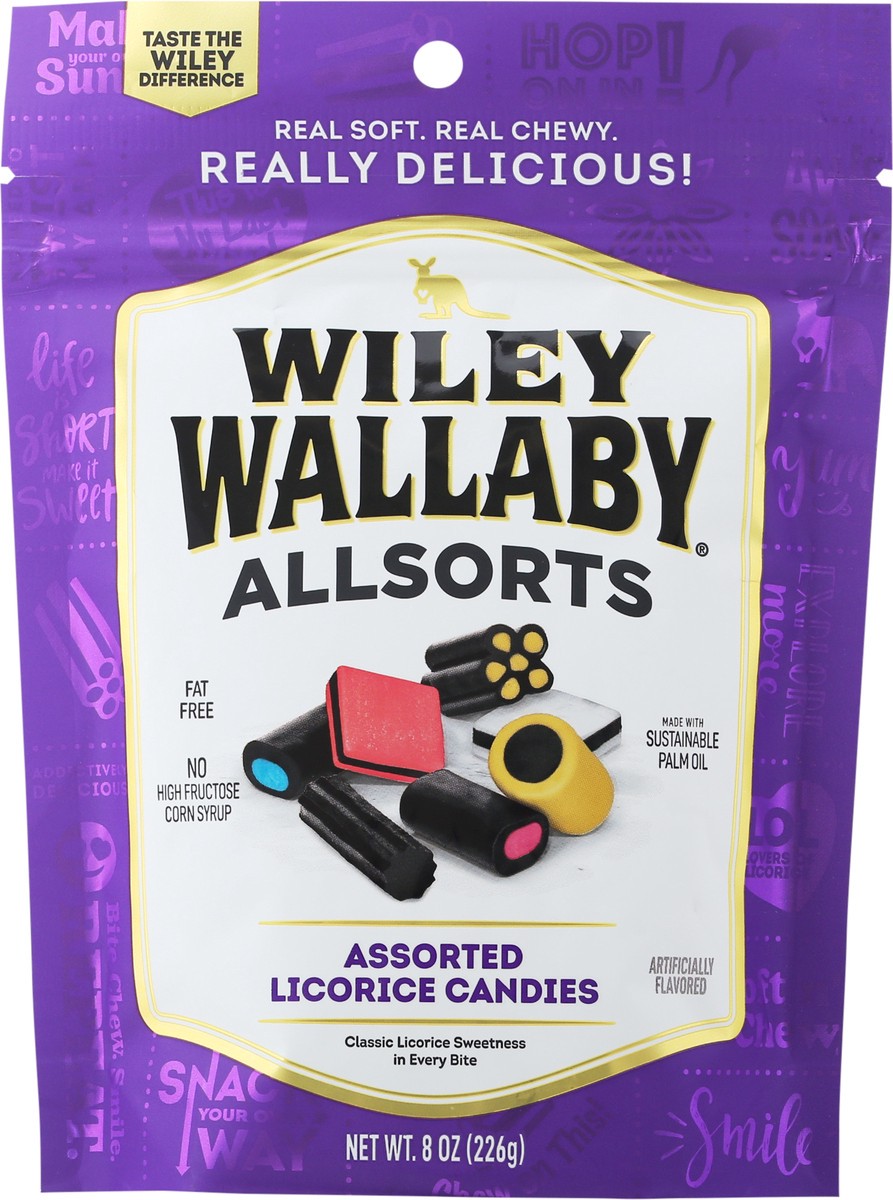 slide 9 of 11, Wiley Wallaby Allsorts Assorted Licorice Candies 8 oz, 8 oz