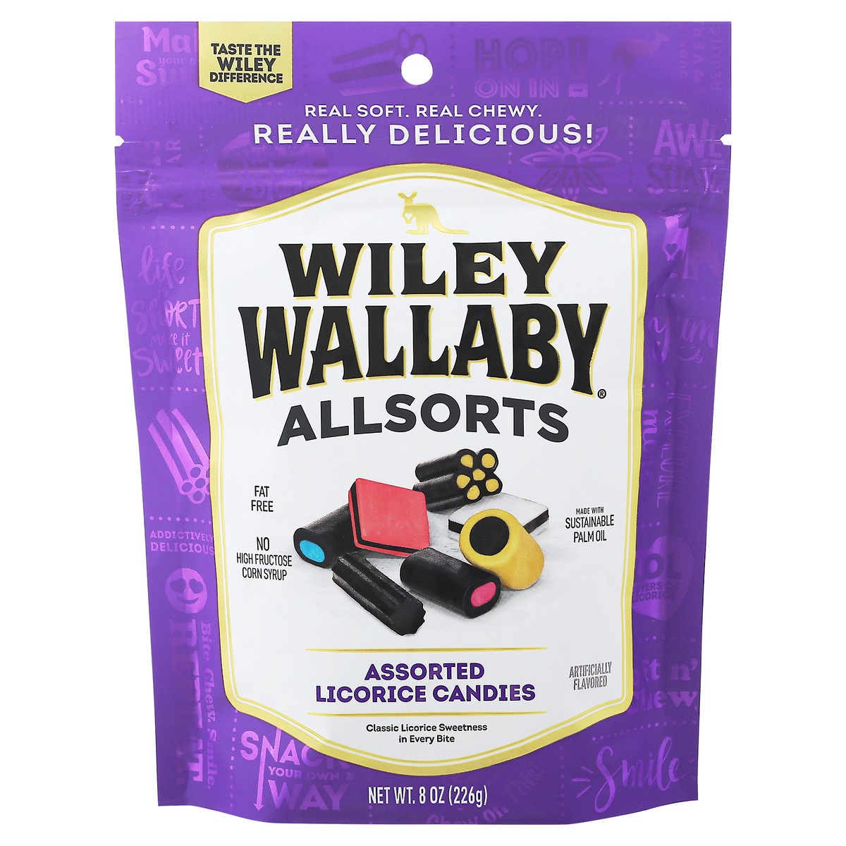 slide 3 of 11, Wiley Wallaby Allsorts Assorted Licorice Candies 8 oz, 8 oz