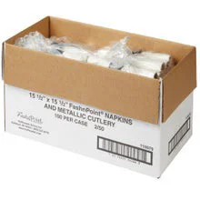 Hoffmaster Cutlery Kit Metalic Ready Roll