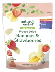 Nb Organic Freeze Dried Banana & Strawberries