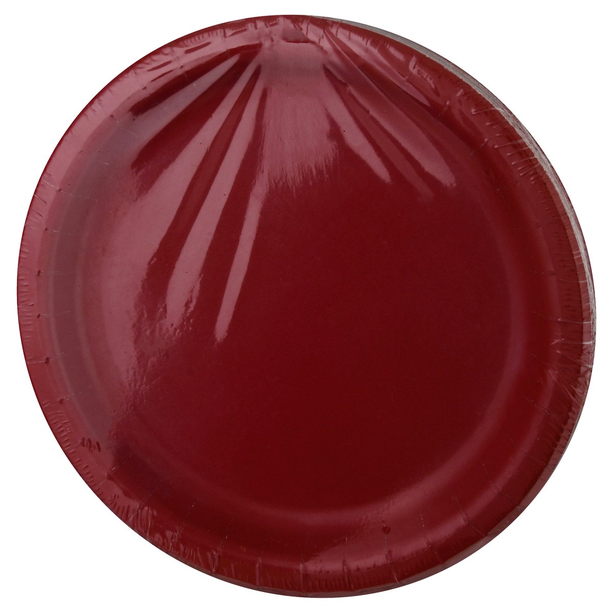 slide 3 of 8, Touch of Color Lunch Plate Red, 24 ct