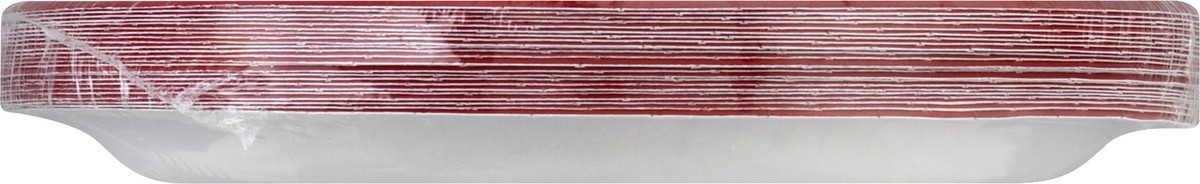 slide 6 of 8, Touch of Color Lunch Plate Red, 24 ct