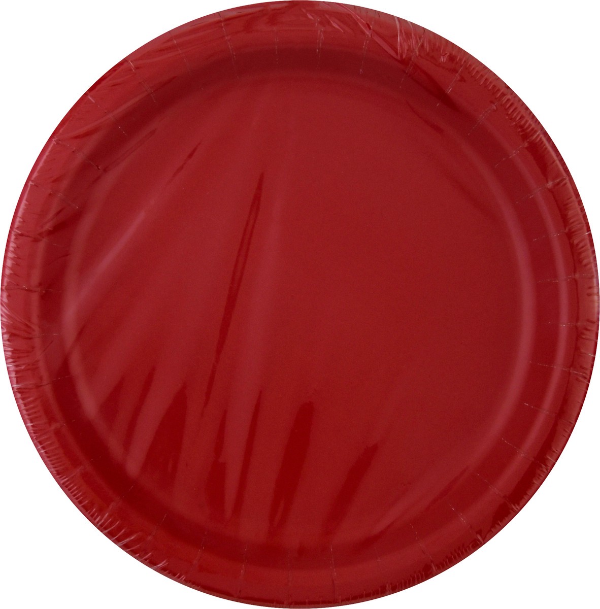 slide 7 of 8, Touch of Color Lunch Plate Red, 24 ct