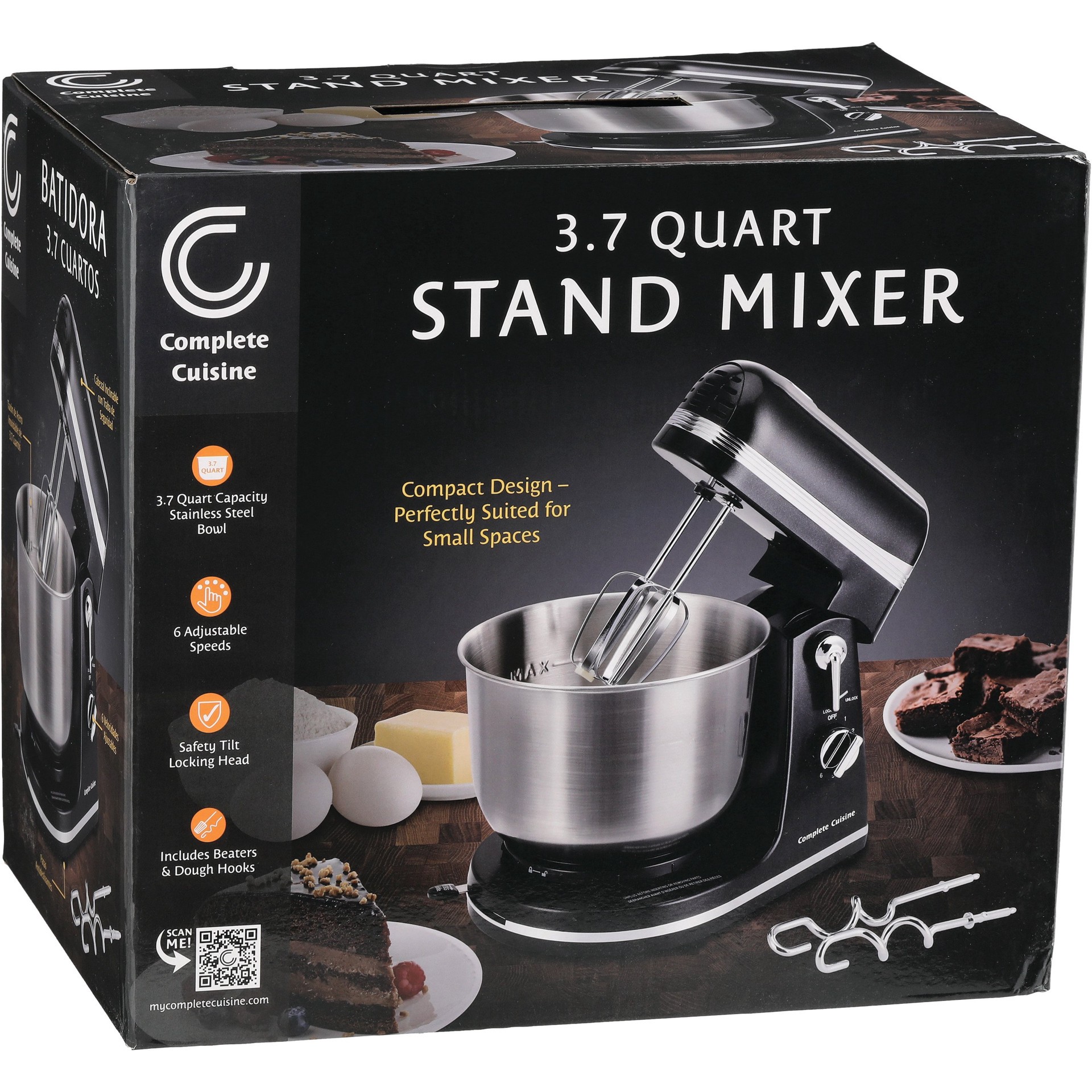 slide 1 of 1, Complete Cuisine Stand Mixer, 3.7 qt