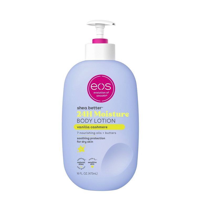 slide 1 of 6, eos Shea Better Moisture Body Lotion - Vanilla Cashmere - 16 fl oz, 16 fl oz