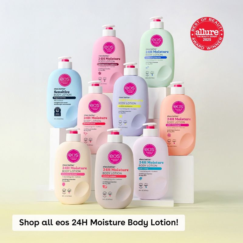 slide 8 of 8, eos Shea Better Moisture Body Lotion - Vanilla Cashmere - 16 fl oz, 16 fl oz