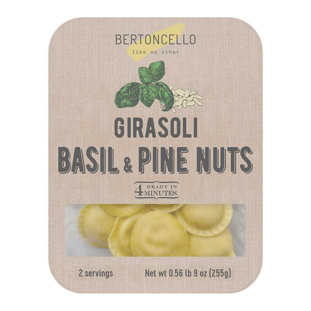 slide 1 of 1, Bertoncello Basil & Pine Nuts Girasoli, 9 oz