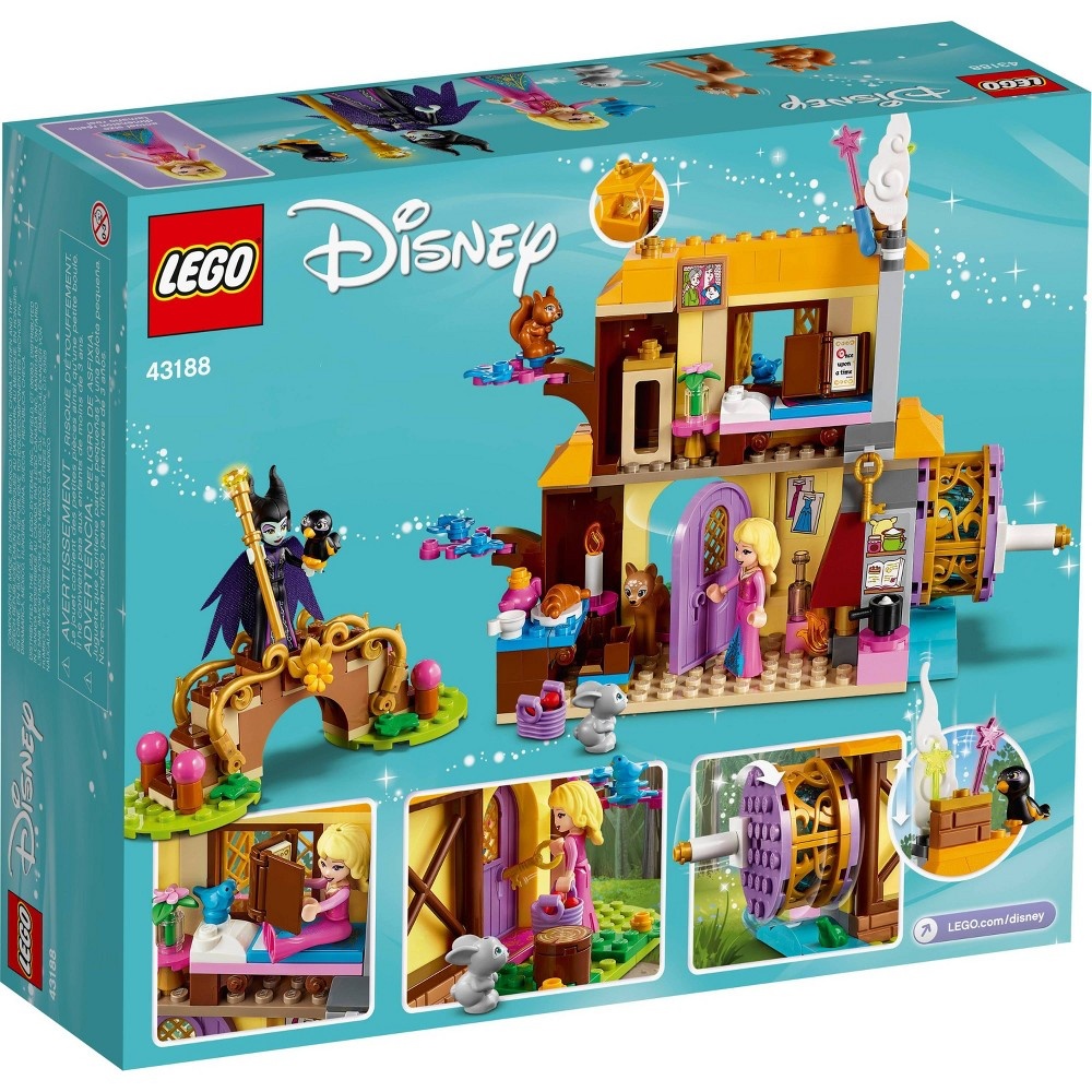 slide 5 of 7, LEGO Disney Aurora's Forest Cottage Great Sleeping Beauty Building Toy for Kids 43188, 1 ct