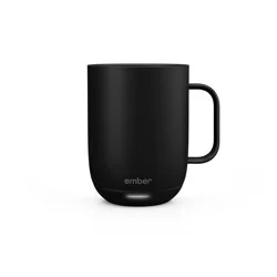 Ember Mug 2 14oz Temperature Control Smart Mug Black: Stainless Steel & Ceramic, Hand Wash, Includes Coaster