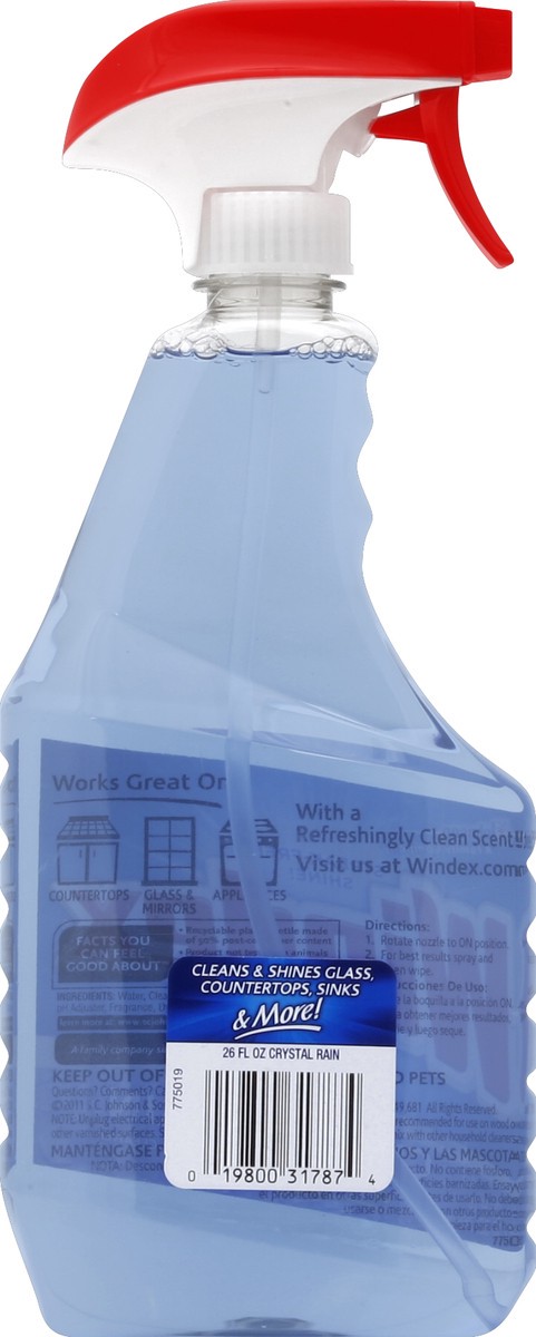 slide 3 of 3, Windex Crystal Rain Glass Cleaner, 26 oz