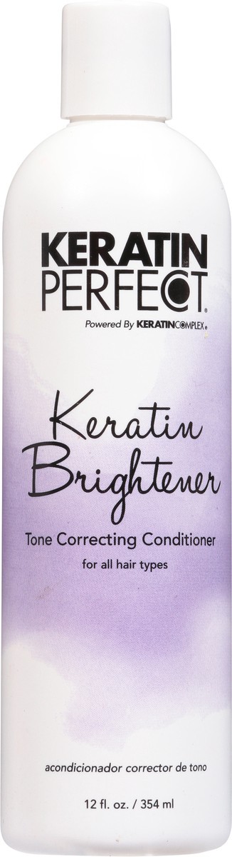 slide 4 of 12, Keratin Perfect Keratin Brightener Tone Correcting Conditioner 12 fl oz, 12 fl oz