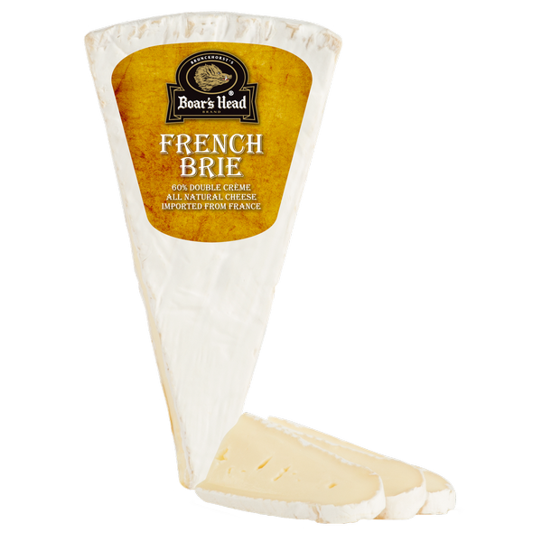 slide 1 of 1, Boar's Head 60% Double Cream Brie Cheese, per lb
