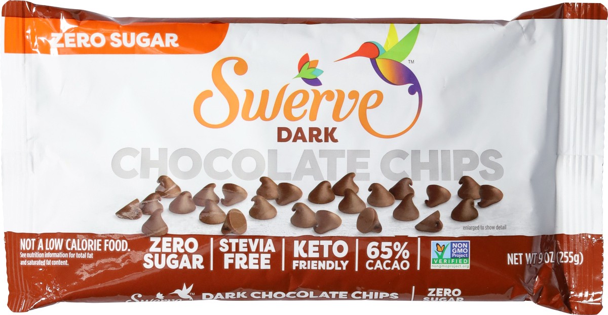 slide 6 of 9, Swerve Dark Chocolate Chips, 9 oz