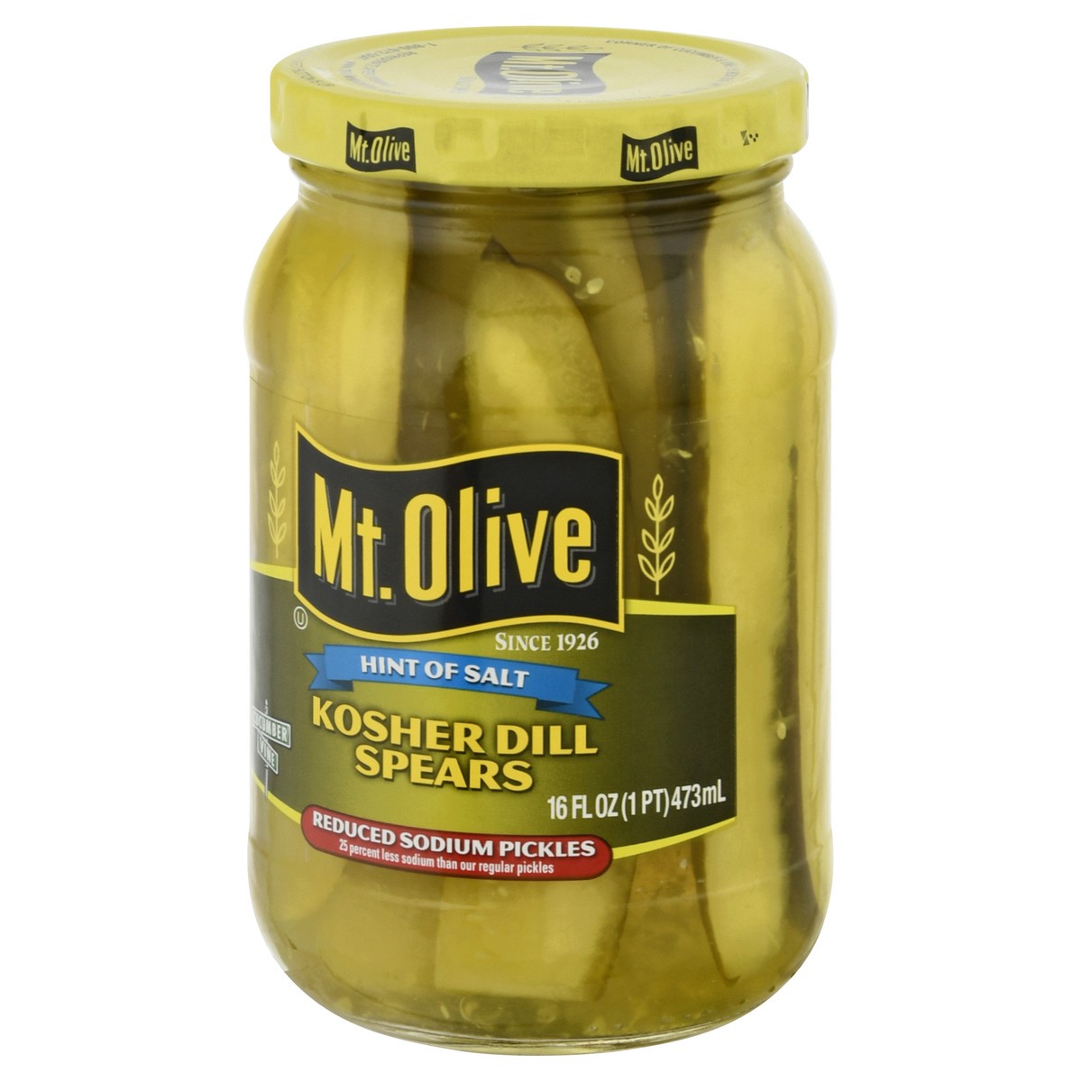 slide 3 of 13, Mt. Olive Kosher Dill Spears Pickle 16 fl oz Jar, 16 oz