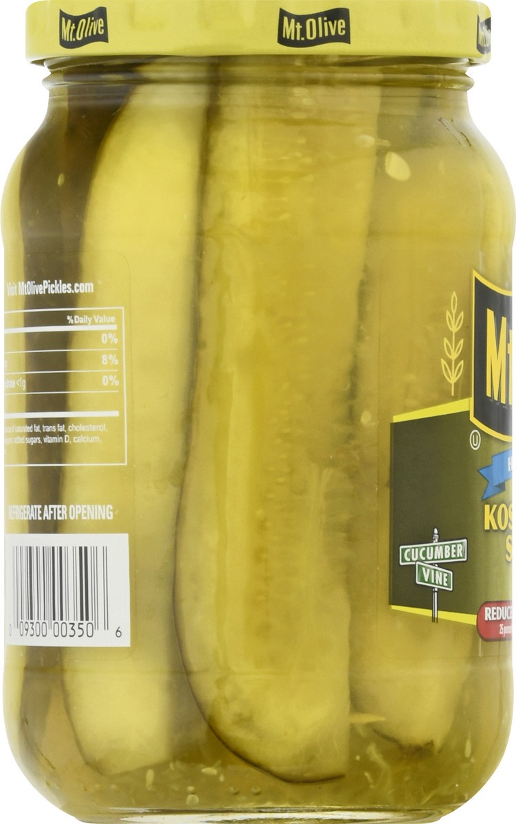 slide 12 of 13, Mt. Olive Kosher Dill Spears Pickle 16 fl oz Jar, 16 oz