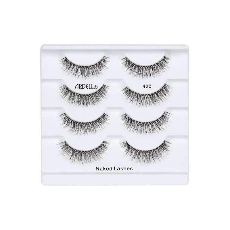 slide 3 of 4, Ardell Naked 420 False Eyelashes - Black - 4pr, 1 ct