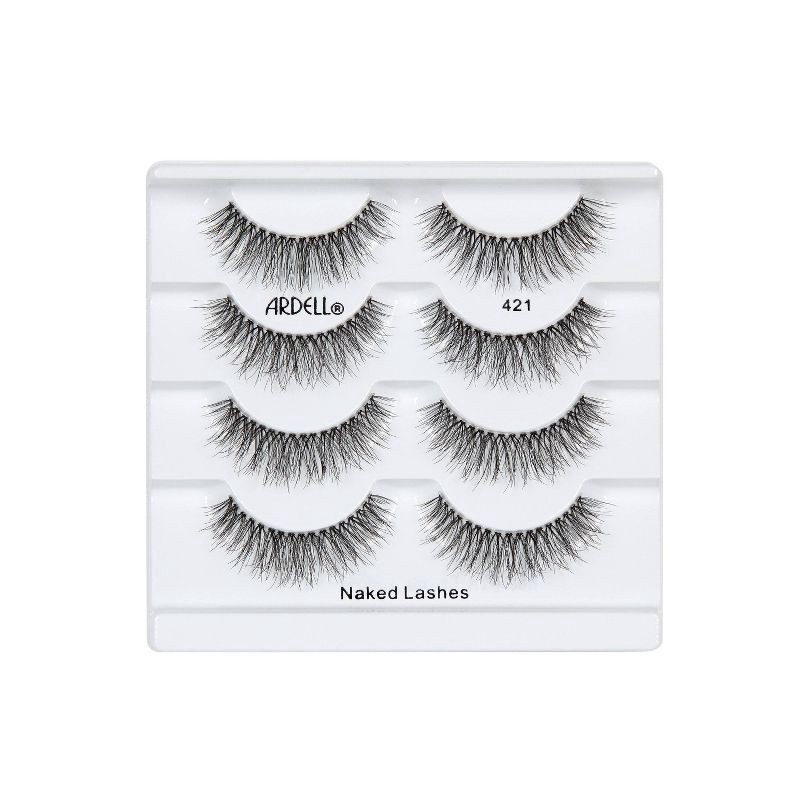 slide 3 of 3, Ardell Naked 421 False Eyelashes - Black - 4pr, 1 ct