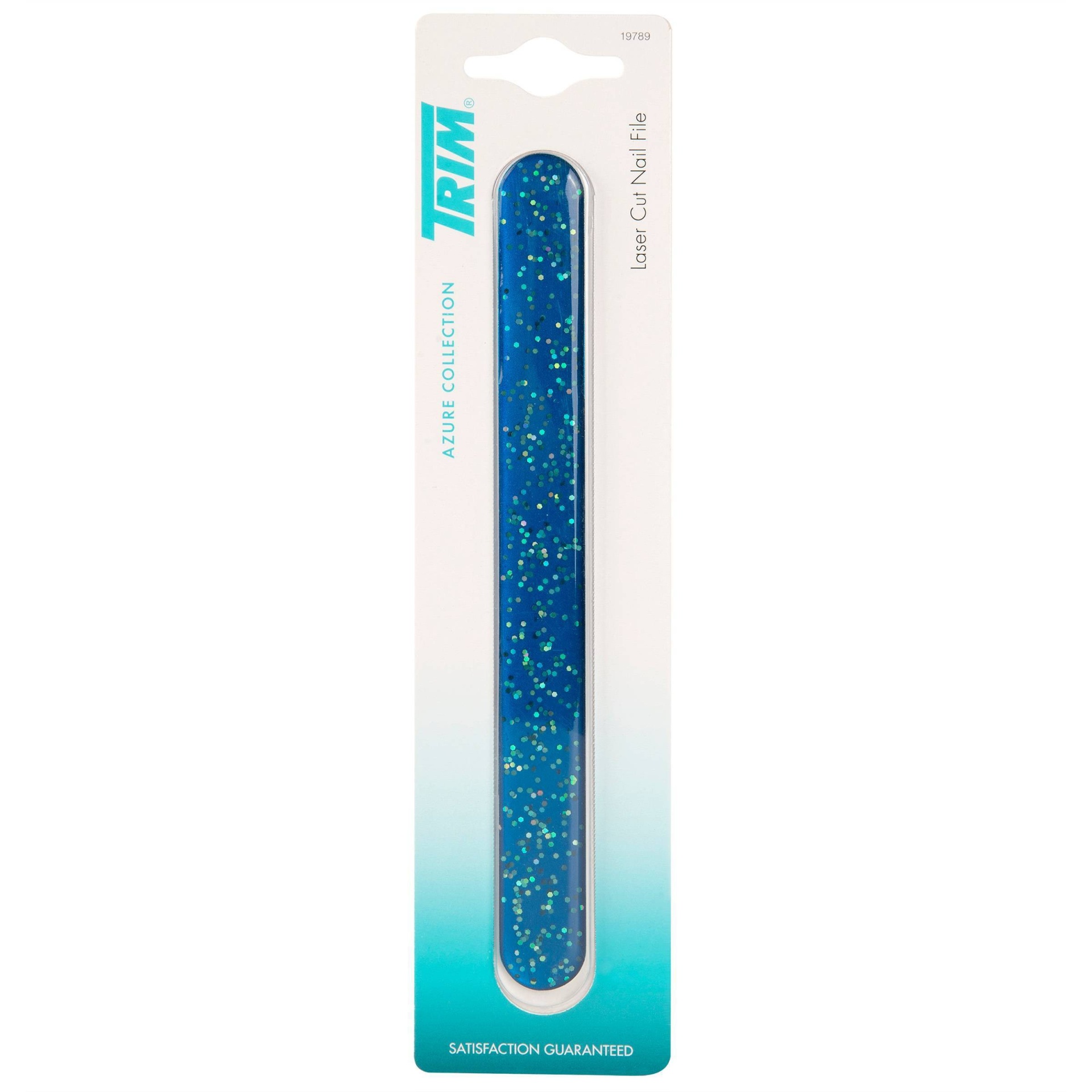 slide 1 of 6, Trim Azure Sparkle Laser Nail File, 1 ct