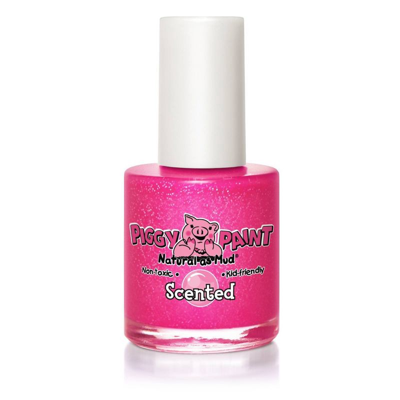 slide 1 of 12, Piggy Paint Scented Nail Polish - Bubble Gum Bash - 0.33 fl oz, 0.33 fl oz