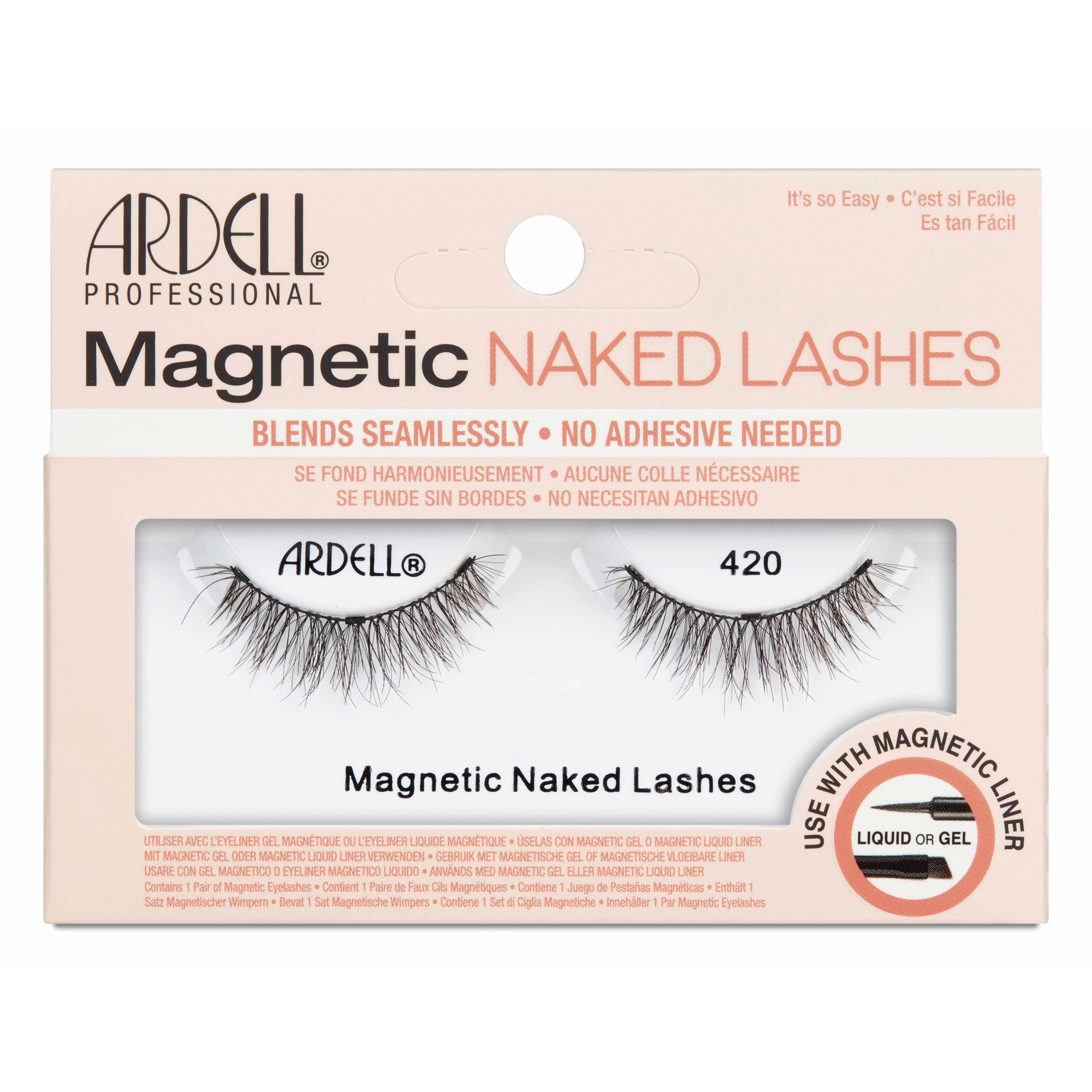 slide 1 of 4, Ardell Naked 420 Magnetic Lash - Black - 1pr, 1 ct