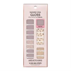 Dashing Diva Gloss Palette Gel Nail Polish Strips - Lavender Dreams - 32ct